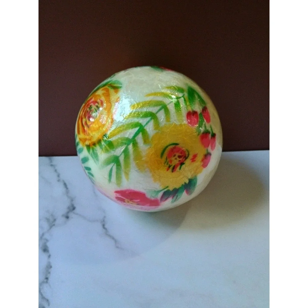 Pier‎ 1 Imports Capiz Easter Bunny Decorative Sphere Round Bunny Bow Tie